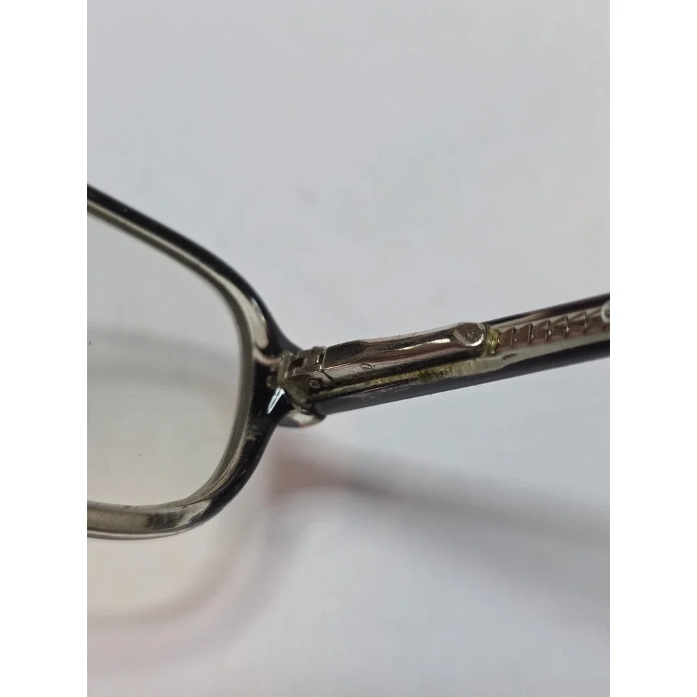 I-Deal Optics Frame Only Grant Black Crystal Rectangle Eyeglasses 51-19-140 Cute